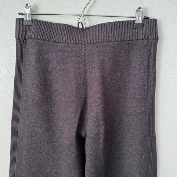 Elie Tahari charcoal gray knit wide leg pant Size M or 10 - Picture 5 of 8